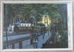 PAUL DELVAUX / GARE FORESTIERE / KLEUROFFSET / 73x105cm KAD, Enlèvement