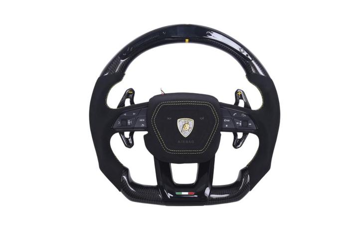 Lamborghini Urus Alcantara & carbon LED sportstuur, Autos : Pièces & Accessoires, Commande, Autres marques automobiles, Neuf, Envoi