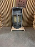 24128 Speksteenkachel Hoekkachel Dan Scan 8kw, Huis en Inrichting, Ophalen, Gebruikt, Houtkachel, Vrijstaand