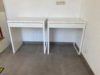 2 bureau’s kinderen, MICKE  wit 73x50 cm+2 stoelen, Huis en Inrichting, Bureaus, Ophalen, Gebruikt, Bureau