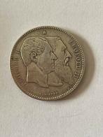 Monnaie Belgique 2 francs 1830-1880, 50 eme anniversaire, Timbres & Monnaies, Monnaies | Belgique, Argent, Argent