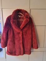 Terracotta jas in namaakbont, Enlèvement ou Envoi, Comme neuf, Taille 38/40 (M)