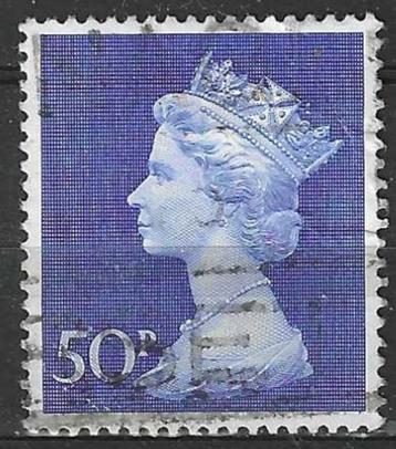 Grande-Bretagne 1970-1980 - Yvert 620 - Reine Elisabeth (OB), Envoi, Affranchi