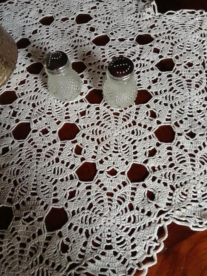 mooi vintage peper en zout stel uit de jaren 50-60, in goede, Antiek en Kunst, Antiek | Glaswerk en Kristal, Ophalen of Verzenden