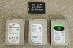3x Disques dur 3,5" + 1x Disque dur SSD, Intern, Ophalen of Verzenden, Zo goed als nieuw, SSD