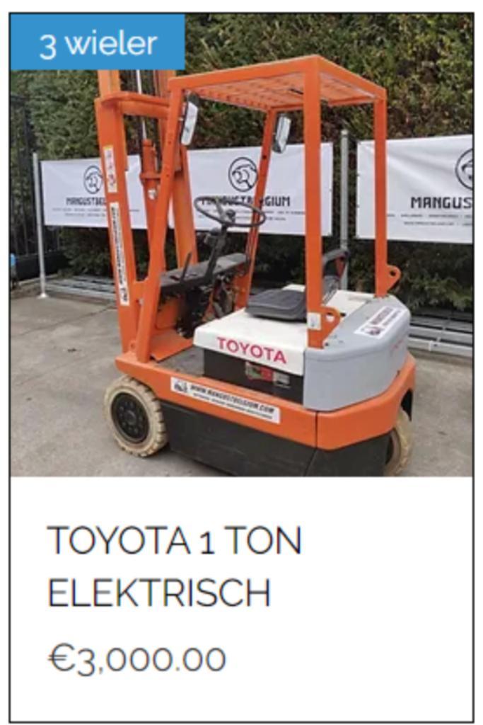 HEFTRUCK OCCASIE MEER DAN 100 STUKS, Zakelijke goederen, Machines en Bouw | Heftrucks en Intern transport, Heftruck, Benzine, Ophalen of Verzenden
