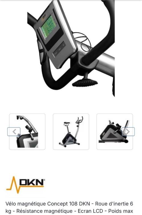 Vélo Elliptique DKN Mac 108B, Sport en Fitness, Fitnessapparatuur, Gebruikt, Crosstrainer, Ophalen