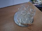 kleine glazen vaasjes, Ophalen of Verzenden, Zo goed als nieuw, Glas