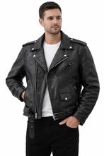 Veste en cuir, Enlèvement, Comme neuf, Taille 56/58 (XL), Noir