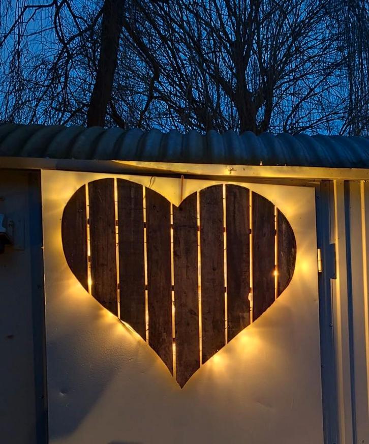 decoratief hart en/of decoratieve vlam met verlichting, Jardin & Terrasse, Éclairage extérieur, Enlèvement