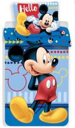 Mickey Mouse Dekbedovertrek 140 x 200 cm - Disney, Bleu, Housse de couette, Garçon, Enlèvement ou Envoi