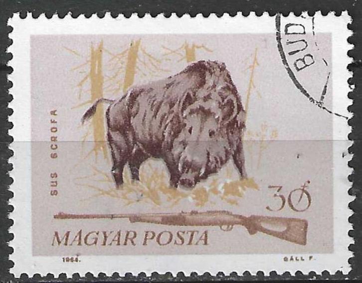 Hongarije 1964 - Yvert 1691 - Everzwijn - 30 fi. (ST), Postzegels en Munten, Postzegels | Europa | Hongarije, Verzenden