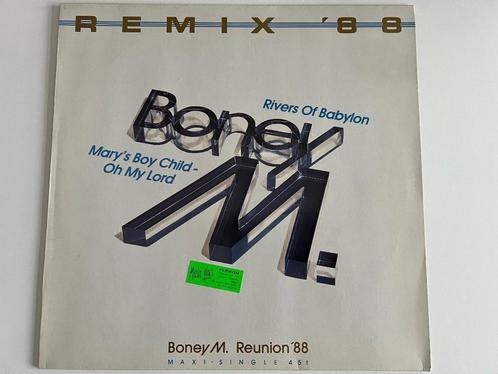 Maxi 45 - Boney M - Rivers of Babylon - Remix '88, CD & DVD, Vinyles Singles, Utilisé, Maxi single, Autres genres, 12 pouces, Enlèvement ou Envoi