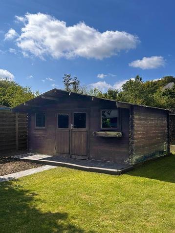 Tuinhuis 4x5m - hout, ramen en deur gratis beschikbaar voor biedingen
