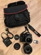 Appareil photo + 2 objectifs, TV, Hi-fi & Vidéo, Enlèvement, Comme neuf, Canon