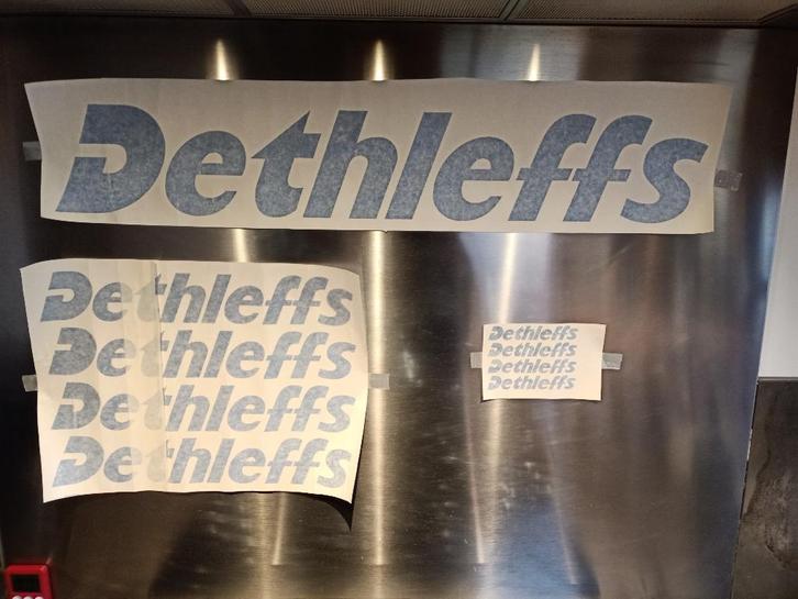Dethleffs 9 Stickers, Caravans en Kamperen, Caravans, Particulier, Dethleffs, Ophalen