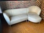 Leolux Pupilla hoekbank met chaise longue, Ophalen, 250 tot 300 cm, Gebruikt, 125 tot 150 cm