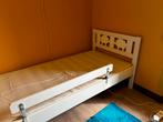 Peuterbed met lattebodem en matras, Kinderen en Baby's, Kinderkamer | Bedden, Ophalen, 70 tot 85 cm, 140 tot 160 cm, Zo goed als nieuw