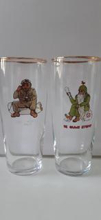 vintage bierglazen militaria, Ophalen of Verzenden, Gebruikt