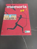 Memoria 1 Leerwerkboek (editie 2024) (incl. Pelckmans Portaa, Enlèvement ou Envoi, Neuf, Néerlandais