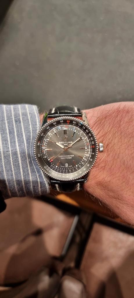 Montre Breitling Navitimer automatic NEUVE full Set, Bijoux, Sacs & Beauté, Montres | Hommes, Neuf, Breitling, Cuir, Enlèvement