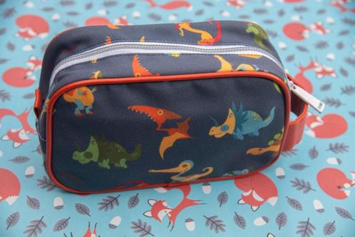 Toiletzak – toilettas Jeune Premie dino’s, Handtassen en Accessoires, Toilettassen, Zo goed als nieuw, Jongen, Blauw, Ophalen of Verzenden