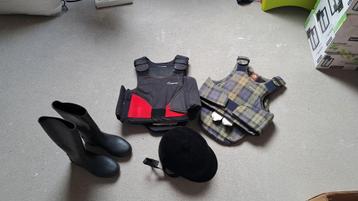 Matériel équitation 12 ans  beschikbaar voor biedingen