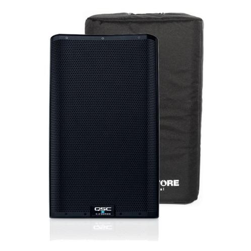 Qsc k12.2 2000w +cover+ les pied, Muziek en Instrumenten, Mengpanelen, Zo goed als nieuw, Ophalen