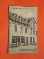  Asch  Hotel du chemin de fer , Verzamelen, Ophalen of Verzenden, 1920 tot 1940, Ongelopen, Limburg