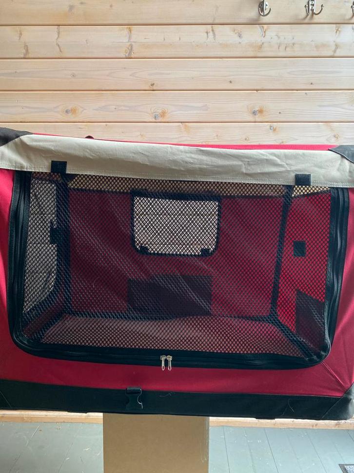 Opvouwbare Reisbench XL in stevig waterafstotend Nylon, Dieren en Toebehoren, Hondenbenches, Zo goed als nieuw, Ophalen