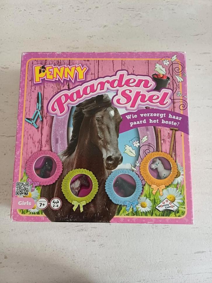 Gezelschapsspel: Penny paardenspel, Hobby en Vrije tijd, Gezelschapsspellen | Bordspellen, Ophalen of Verzenden