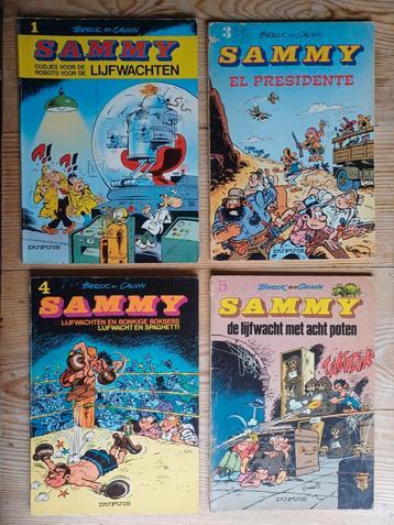 Lot van 20 strips Sammy - lijfwachten tijdens drooglegging  beschikbaar voor biedingen
