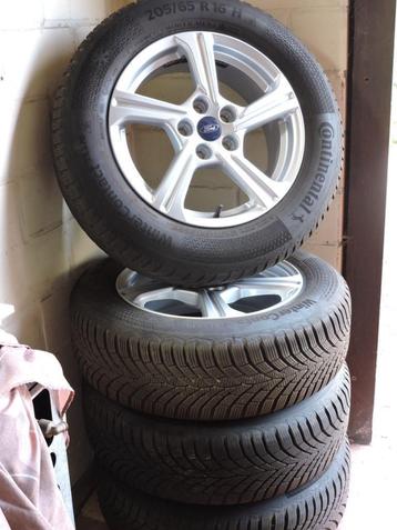 4 alu velgen met winterbanden 205/65 R 16 H  beschikbaar voor biedingen