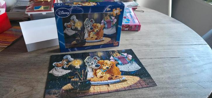 Assortment Lady & Tramp & Aristocats 99 pcs, Kinderen en Baby's, Speelgoed | Kinderpuzzels, Zo goed als nieuw, Ophalen of Verzenden