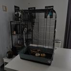 Ijzeren vogel kooi hoogte:75cm diepte:33cm breedte:52.5cm, Enlèvement