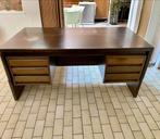 Vintage voleiken bureau, Huis en Inrichting, Bureaus, Ophalen, Gebruikt, Bureau