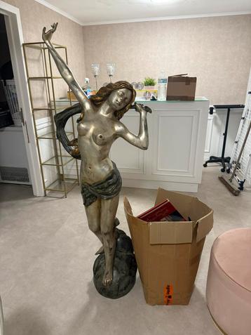 Te koop: Groot bronzen beeld – Dansende vrouw 1m70 hoog beschikbaar voor biedingen