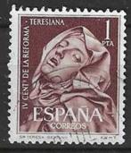 Spanje 1962 - Yvert 1094 - Teresiaanse hervorming (ST), Timbres & Monnaies, Timbres | Europe | Espagne, Envoi, Affranchi