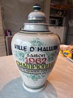 Grote trofee vaas duivensport 1e prijs Halluin 1962, Antiek en Kunst, Antiek | Vazen, Ophalen