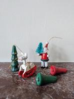 vintage houten kerstversiering, Diversen, Kerst, Ophalen of Verzenden, Zo goed als nieuw