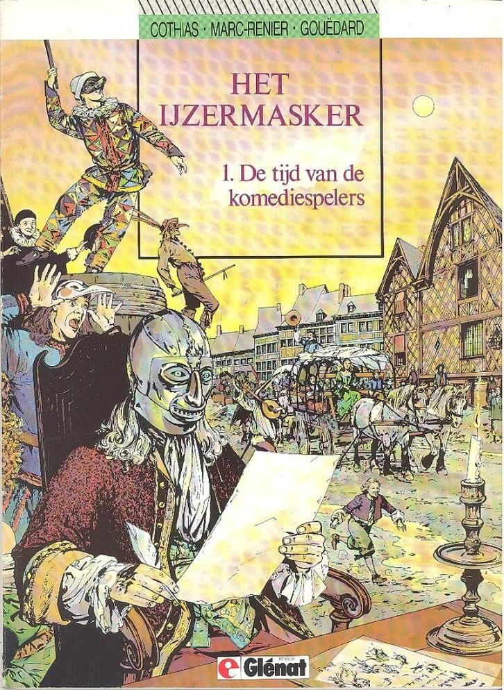 Het ijzermasker nr 1 - De tijd van de komediespelers., Boeken, Stripverhalen, Gelezen, Eén stripboek, Ophalen of Verzenden