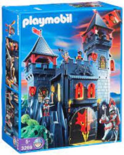 Playmobil Ridders Drakenridder Kasteel – Set 3269:, Kinderen en Baby's, Speelgoed | Playmobil, Zo goed als nieuw, Complete set