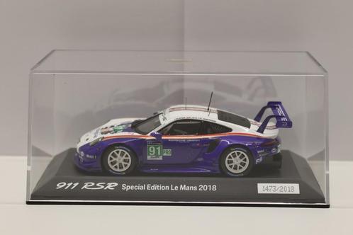 Spark Porsche 911 RSR - Porsche GT Team - Le Mans 2018, Hobby en Vrije tijd, Modelauto's | 1:43, Zo goed als nieuw, Auto, Ophalen of Verzenden