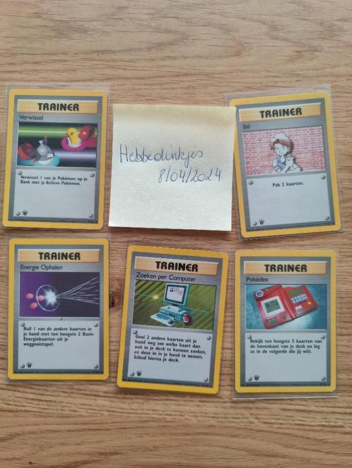 Cartes de première édition 1995, première édition de Base Se, Hobby & Loisirs créatifs, Jeux de cartes à collectionner | Pokémon