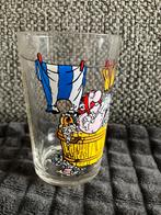 Vintage glas 9,5 cm asterix en obelix 1968 dargaud uderzo, Verzamelen, Ophalen of Verzenden, Asterix en Obelix