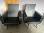 Paire de fauteuils vintage (Pierre Guariche), Hout, Gebruikt, 75 tot 100 cm, 50 tot 75 cm