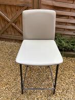 2 hoge stoelen, Huis en Inrichting, Stoelen, Ophalen, Twee, Leer, Zo goed als nieuw