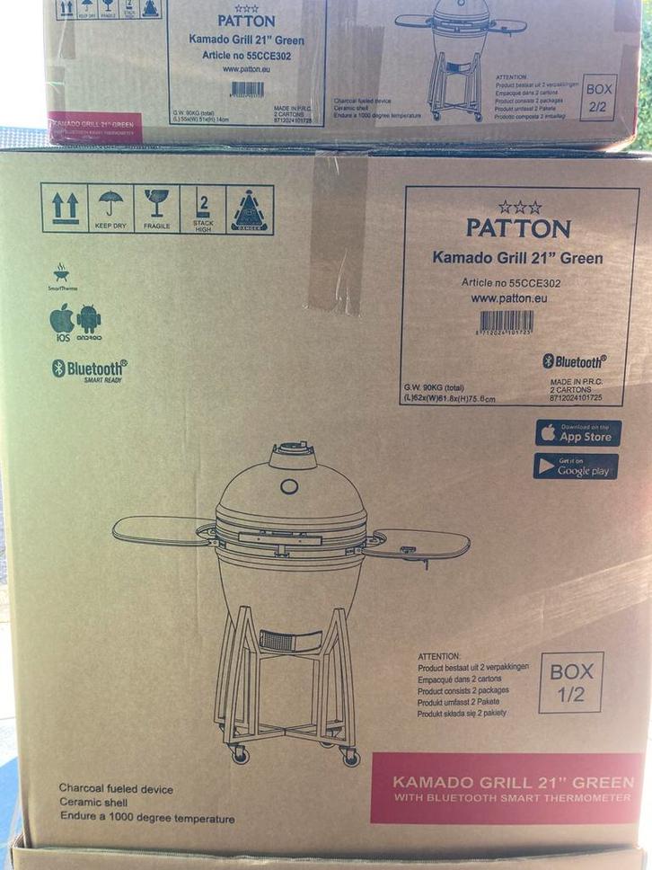 Kamado grill 21 “ //  nieuw in de doos, Huis en Inrichting, Keuken | Potten en Pannen, Nieuw, Ophalen