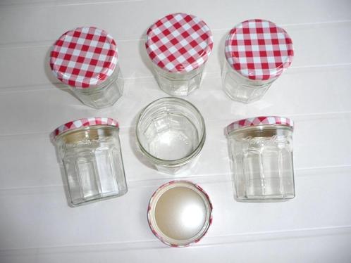 Confituurpotten 370 gr (40 stuks), Huis en Inrichting, Keuken | Potten en Pannen, Zo goed als nieuw, Pot, Bus of Blik, Glas, Ophalen