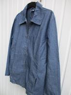 Blauw jeans hemd / vest met rits M&S mt 46, Kleding | Dames, Nieuw, Blauw, Ophalen of Verzenden, Blouse of Tuniek